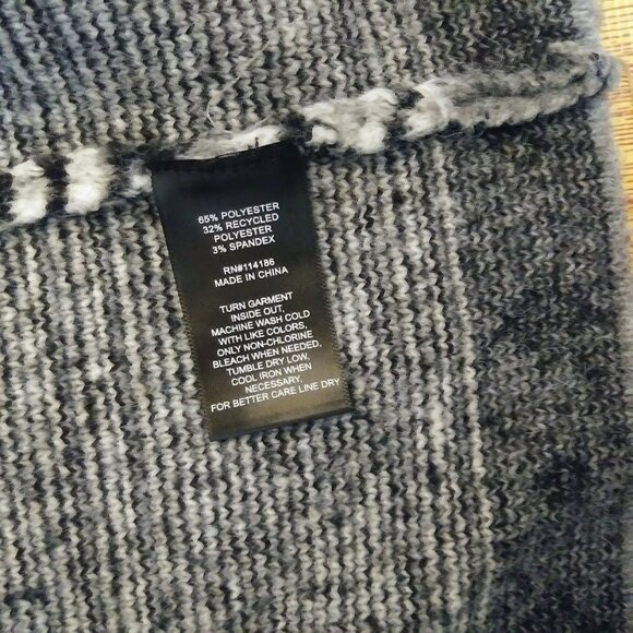 FRYE Southwestern Native Jacquard Open Front Cardigan Duster Sweater Small - Picture 4 of 7